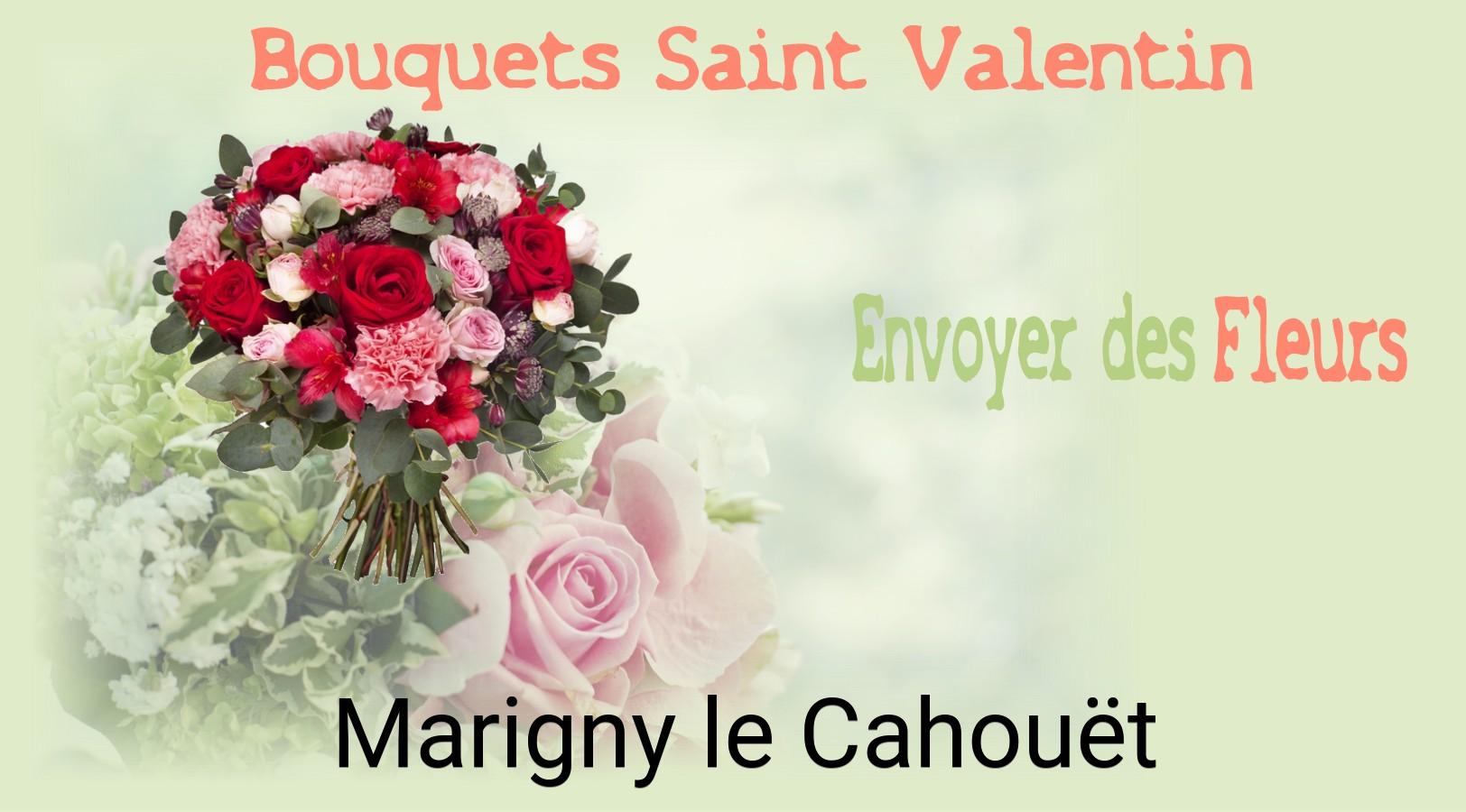 Roses de Saint-Valentin livrées à Marigny-le-Cahouët