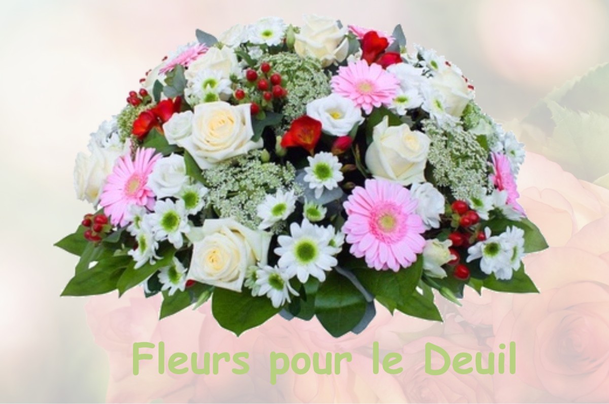 fleurs deuil MARIGNY-LE-CAHOUET